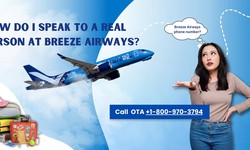 How do I speak to a Real person at Breeze Airways?