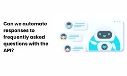 Can we automate responses to frequently asked questions with the API?