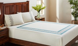 Buy Hand Block Print Cotton Bedsheets & Jacquard Bed Sheets Online