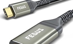 FEDUS USB C To HDMI Cable, 4K@60Hz Type-C To HDMI Adaptor For Home Office And MAC Thunderbolt