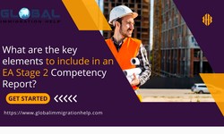 What are the key elements to include in an EA Stage 2 Competency Report?