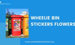 Add Floral Charm to Your Wheelie Bin with Flower Stickers