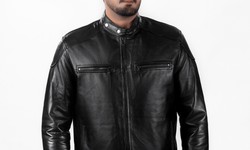 The Classic Motor Biker Leather Jacket for Men