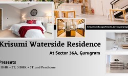 Krisumi Waterside Residence | At Sector 36A, Gurugram
