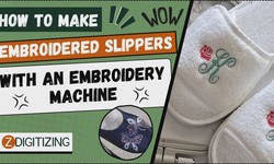 How To Make Embroidered Slippers With An Embroidery Machine