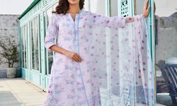 Buy Elegant Cotton Suit Sets with Kota Doria Dupattas Online