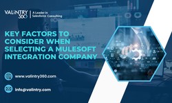 Key Factors to Consider When Selecting a MuleSoft Integration Company – VALiNTRY360