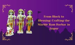From Block to Blessing: Crafting the Marble Ram Darbar in Jaipur