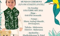 A Comprehensive Guide Invitation Card for Mundan Ceremony