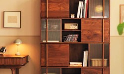 Book Lovers' Dream Addition: Cherry Wood Bookcases