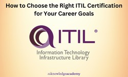 How to Choose the Right ITIL Certification for Your Career Goals