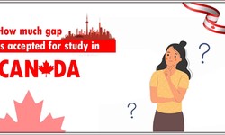 How much gap is accepted for study in Canada?