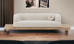 The Perfect Blend of Comfort and Style: Nismaaya Decor's 3 Seater Fabric Sofa