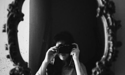 See Yourself in Antique Wall Mirror
