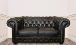 How to Style Your Living Room with a Black Leather Chesterfield Sofa