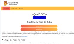 Understanding 'Deu no Poste': The Results of Jogo do Bicho