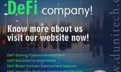 DeFi Development: Revolutionizing the Financial Landscape with Dunitech Soft Solutions