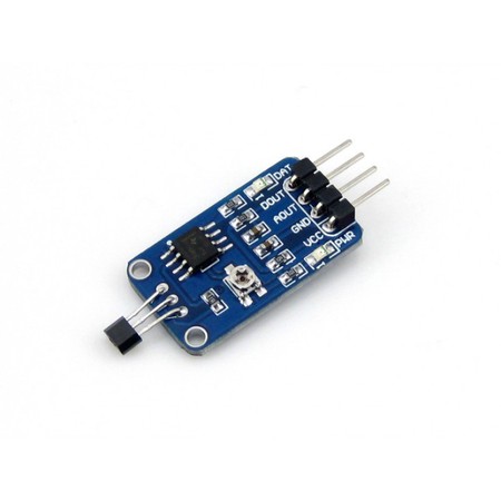 Application of Hall Sensor Ranging and Selection of Magnet