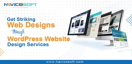 Get striking web designs through WordPress website design services