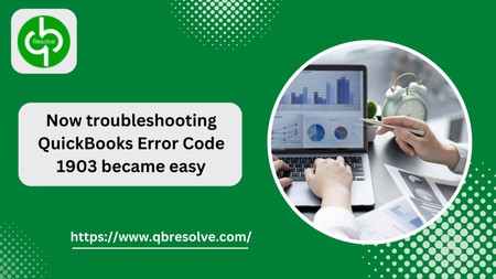 Now Troubleshooting QuickBooks Error Code 1903 Became Easy