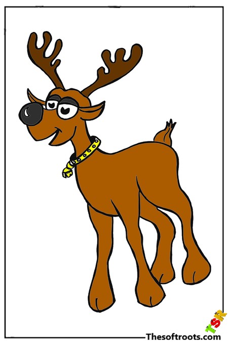 How to Draw Reindeer Drawing