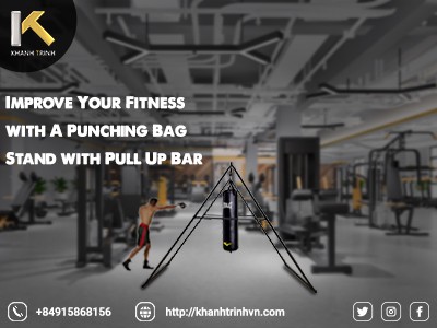 Improve Your Fitness with A Punching Bag Stand with Pull Up Bar