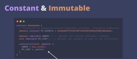Solidity Tutorial: What is Constants & Immutables