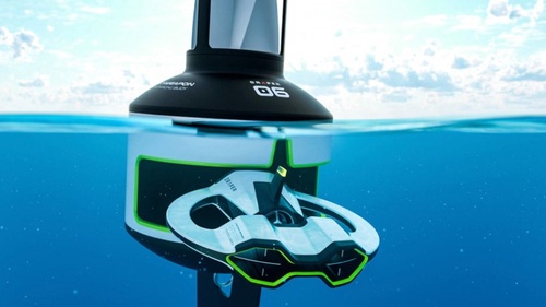 Draper, the underwater drone that scans the ocean for microplastics