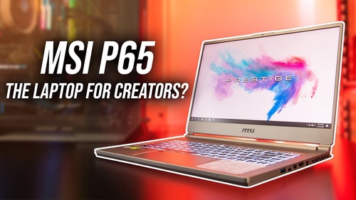 MSI P65 Creator 9SF Review - Thin + 8 Core CPU?