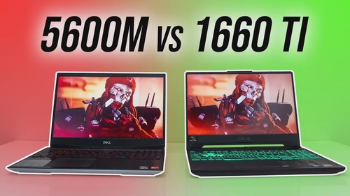 RX 5600M vs GTX 1660 Ti - 20 Game Laptop Comparison!