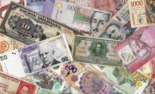 Currencies in South America