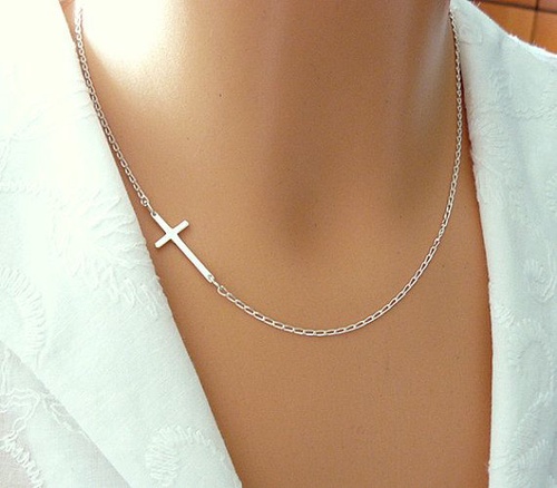 The Symbolism of a Sideways Cross Necklace