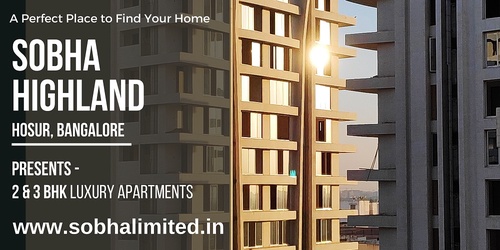Sobha Highland Flats In Hosur Road Bangalore | A Paradise For Fitness & Leisure Enthusiasts