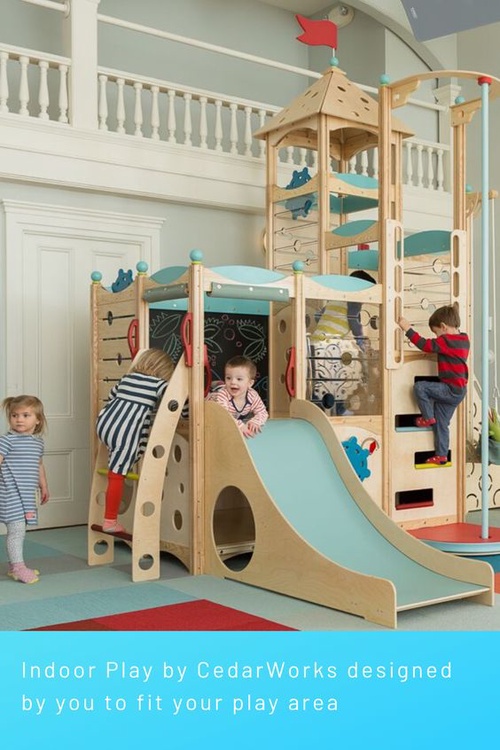 These games can promote sensory integration in children----soft indoor playground toddler area