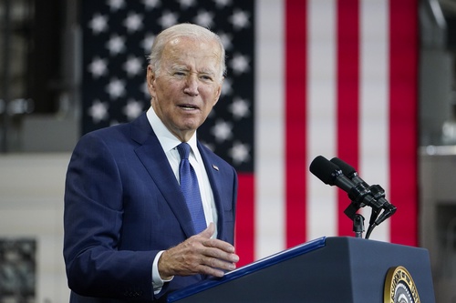 Biden said A third-party challenger is pulling more support from Democrats