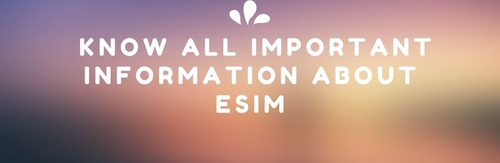 What does eSIM stand for