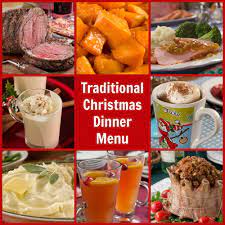 classic recipes for a traditional Christmas dinner menu