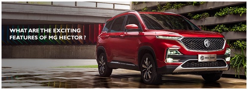 What are the exciting features of MG Hector ?