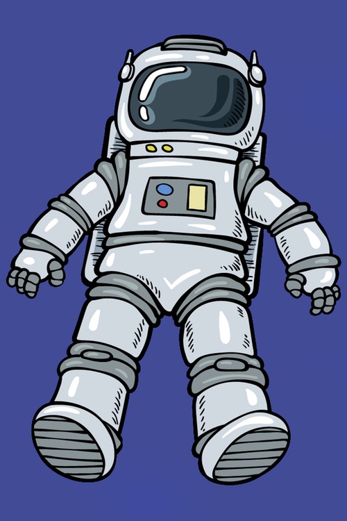 How to Draw Astronaut Drawing