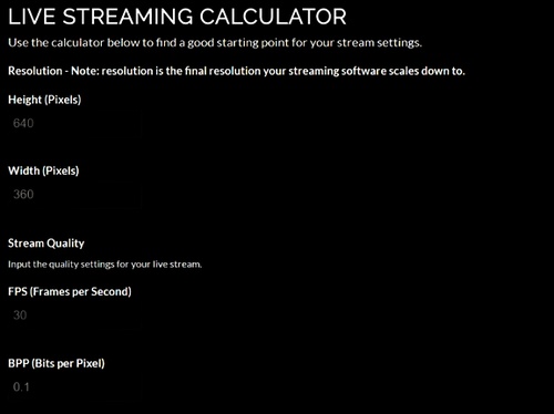 How much data does live streaming use?