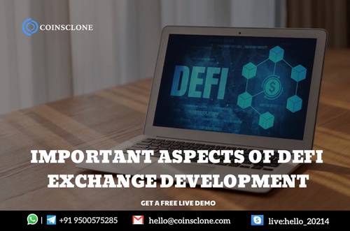 Important aspects of DeFi Exchange Development