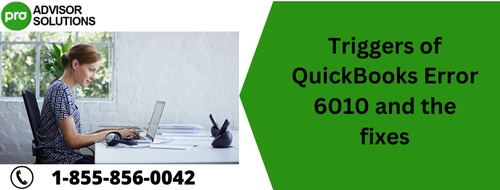 Triggers of QuickBooks Error 6010 and the fixes