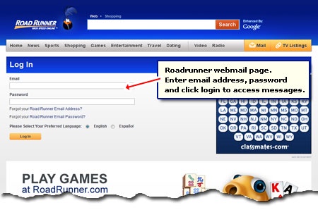 How to setup and log in to RR Email?