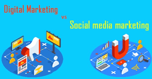 Difference between Digital Marketing and Social media marketing