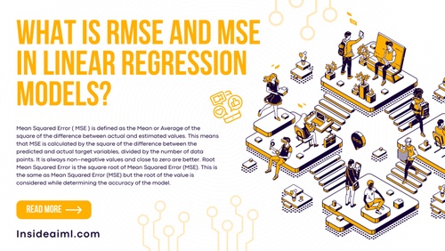 What are linear regression's RMSE and MSE?