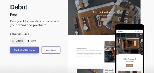 Review of the Shopify Debut theme: Is it the best theme for your stores?