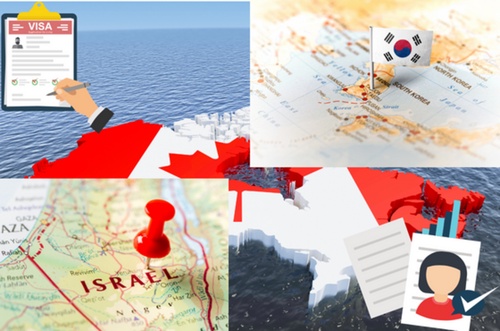CANADA VISA APPLICATION METHOD FOR SOUTH KOREAN CITIZENS AND FOR ISRAELI CITIZENS