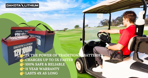 Lithium golf cart batteries and their impact on the environment
