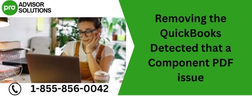 Removing the QuickBooks Detected that a Component PDF issue