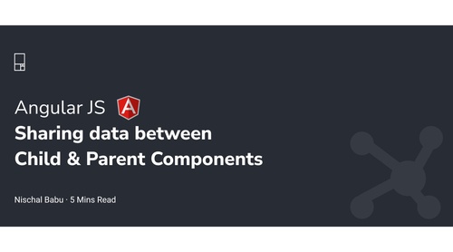Angular JS: Sharing data between child and parent components